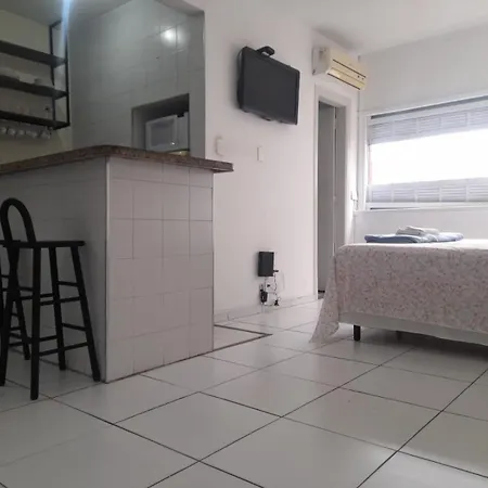 Sala Living No Coracao Do Gonzaga Apartment Santos  Exterior photo