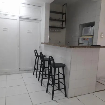 Sala Living No Coracao Do Gonzaga Apartment Santos  Exterior photo
