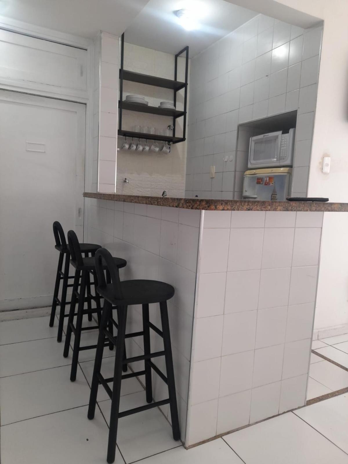 Sala Living No Coracao Do Gonzaga Apartment