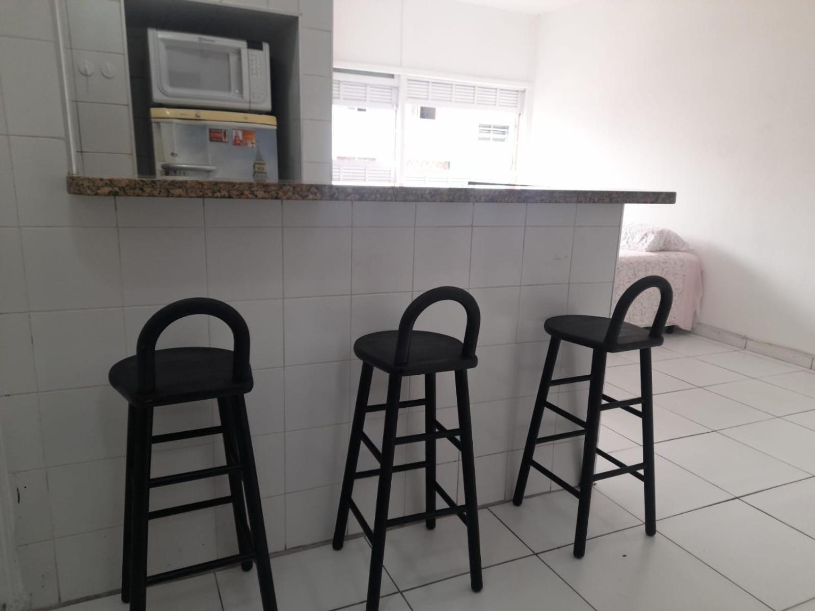 Sala Living No Coracao Do Gonzaga Apartment Santos (Sao Paulo)